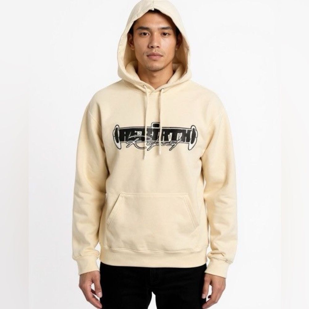 Retrovert "Rebirth" Sail Hoodie Thick Cotton NWT Size Large